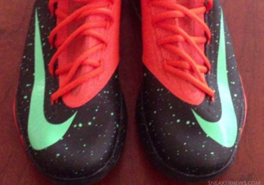Nike KD 6 – Black – Mint Speckle – Orange