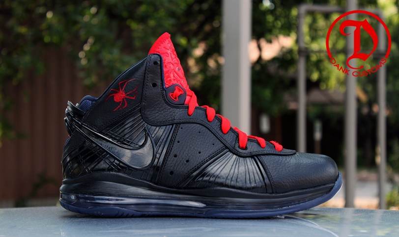 Nike Lebron 8 Black Widow Customs 03