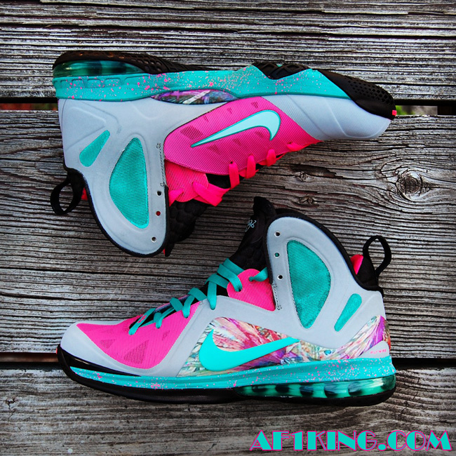 Nike Lebron 9 Elite Miami Beach Customs 04
