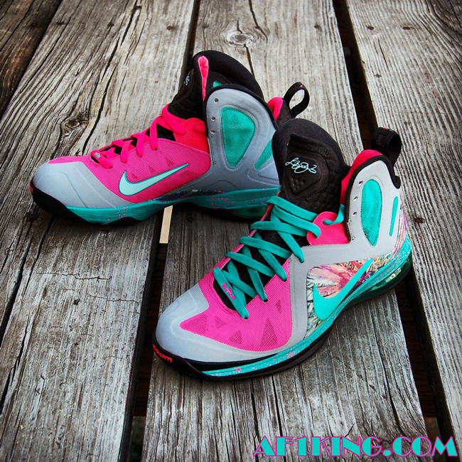 Nike Lebron 9 Elite Miami Beach Customs 05