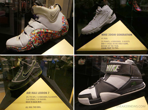 Nike LeBron PE Display for "Witness History" Tour