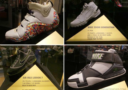 Nike LeBron PE Display for “Witness History” Tour