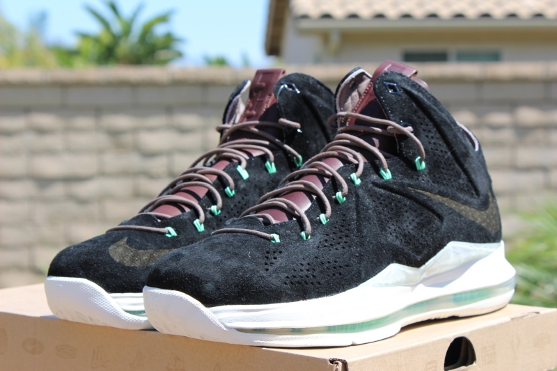 Nike Lebron X Black Suede Ext 11