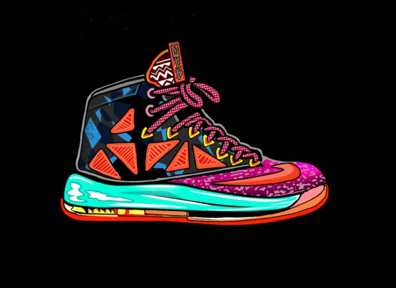 Nike LeBron X "MVP" Artwork ilovedust - SneakerNews.com