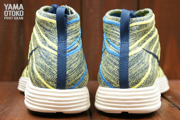 Nike Lunar Flyknit Chukka Squadron Blue Electric Yellow 05