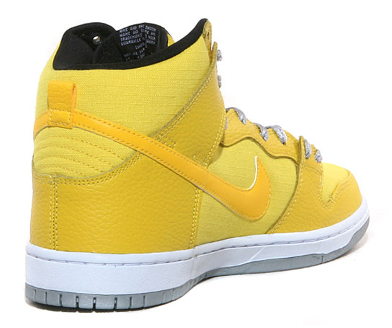 Nike Sb Dunk High Yellow Black 5