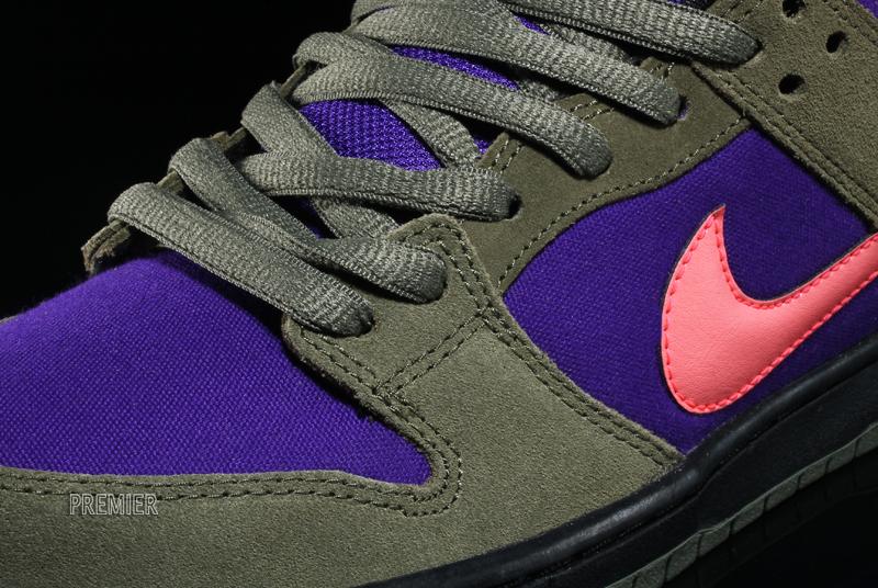 Nike Sb Dunk Low Olive Atomic Red Electric Purple 03