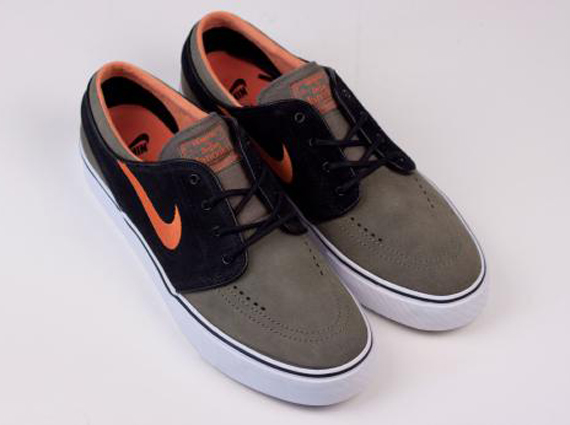 Nike Stefan Janoski – Medium Olive – Urban Orange – Black