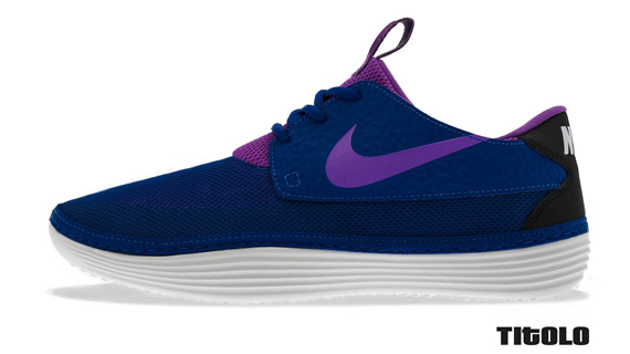 Nike Solarsoft Moccasin Gs Blue Hero 1