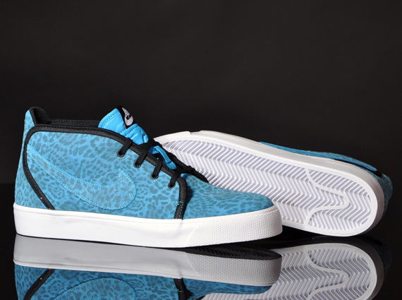 nike toki premium fb blue leopard 5