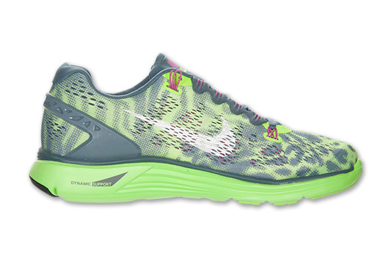 Nike Wmns Lunarglide 5 Cheetah Neon Green 1