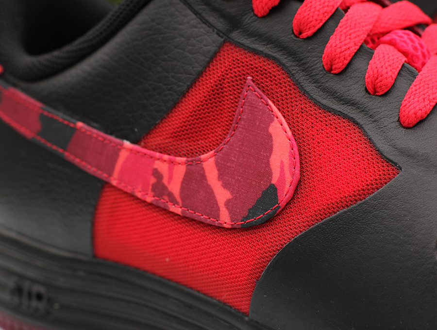 Centrum Officer Agent Nike Lunar Force 1 Fuse Leather "Red Camo Swoosh" - SneakerNews.com