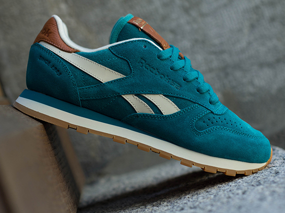 Reebok Classic Leather Suede - Teal Gem - Paperwhite - SneakerNews.com
