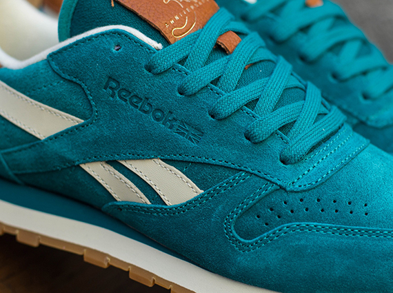 Reebok Classic Leather Suede – Teal Gem – Paperwhite