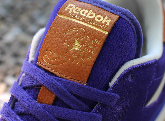 Reebok Classic Leather Suede - Purple - Paperwhite SneakerNews.com