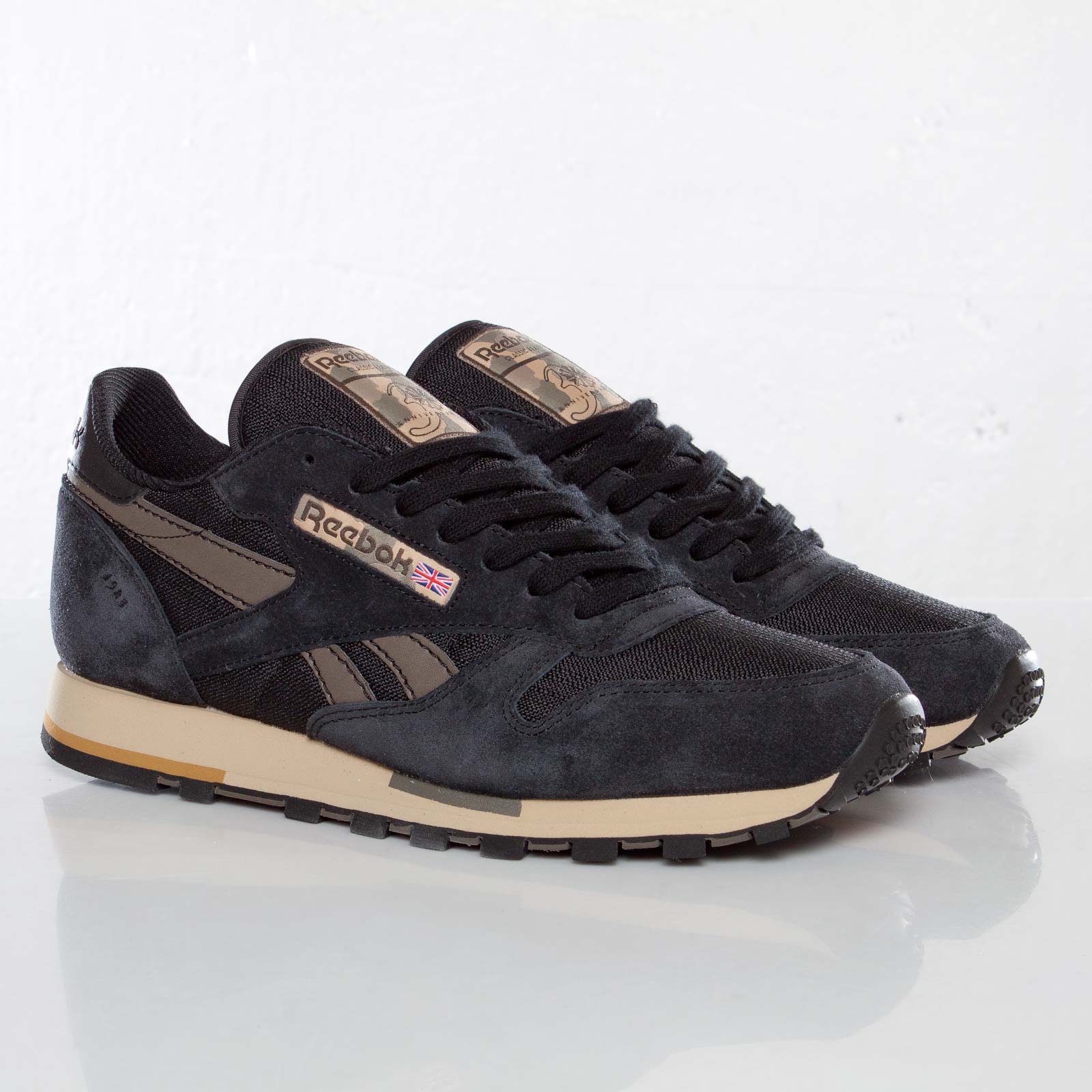 Reebok Classic Leather Utility Black Brown 2