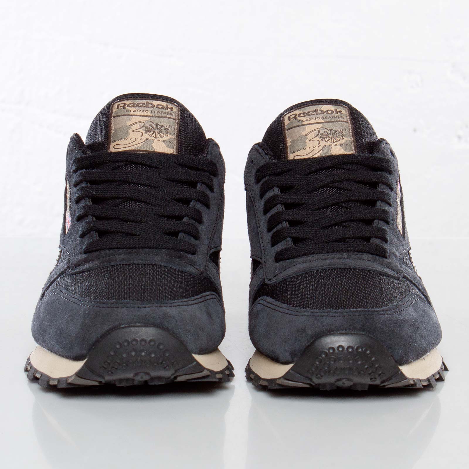 Reebok Classic Leather Utility Black Brown 3