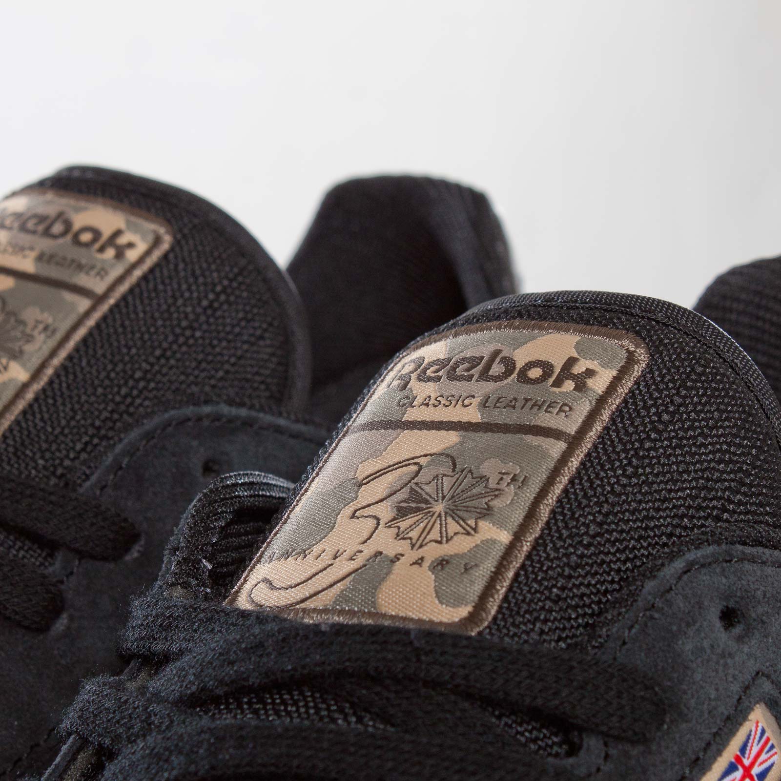 Reebok Classic Leather Utility Black Brown 6