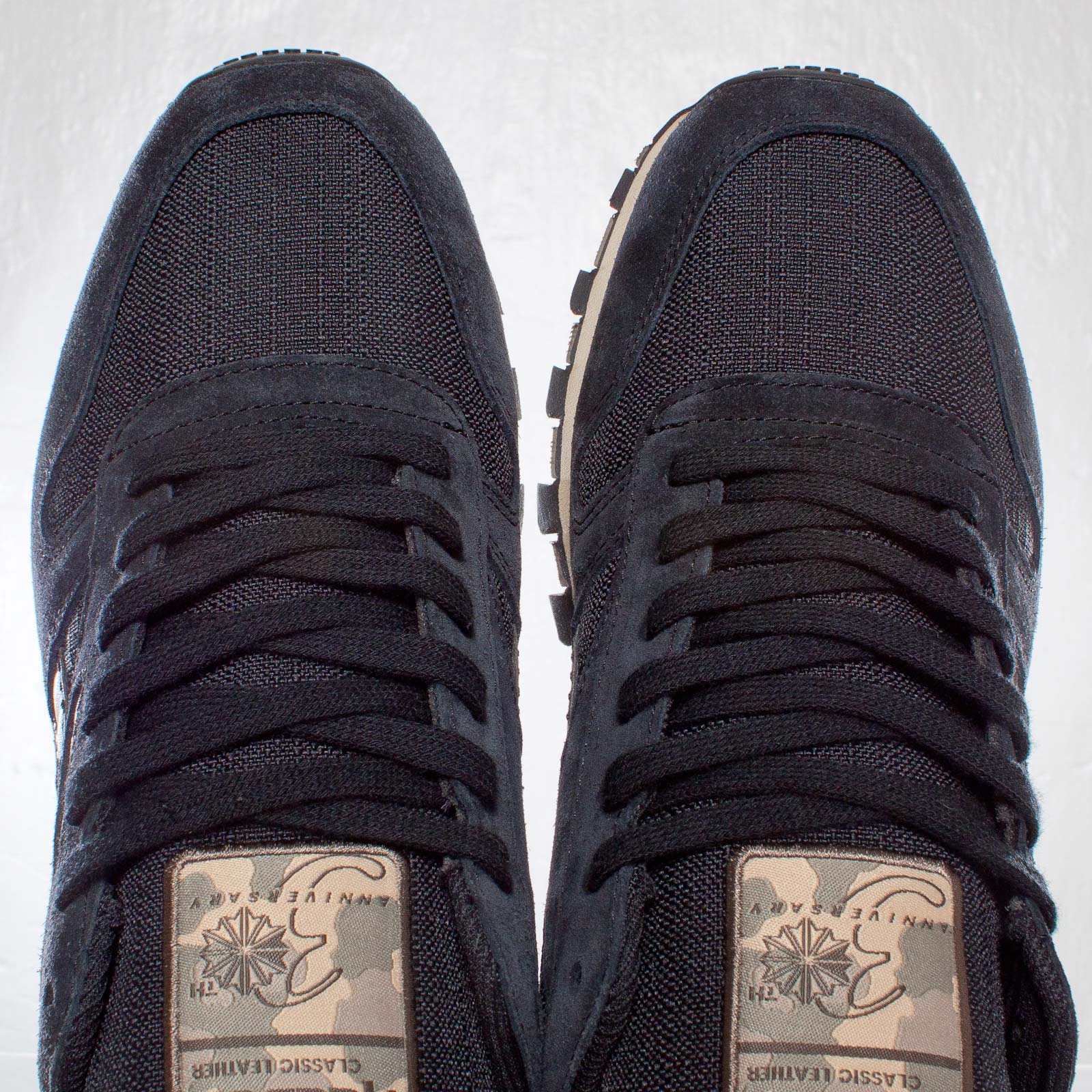 Reebok Classic Leather Utility Black Brown 9