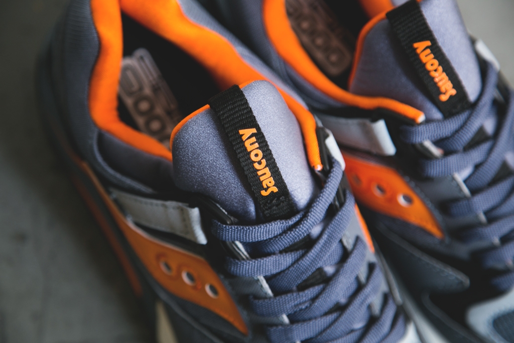 Saucony Grid 9000 - Navy - Orange - SneakerNews.com