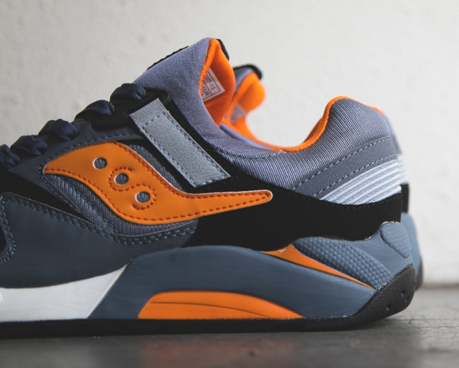 Saucony Jazz Original 10 Navy Orange 05