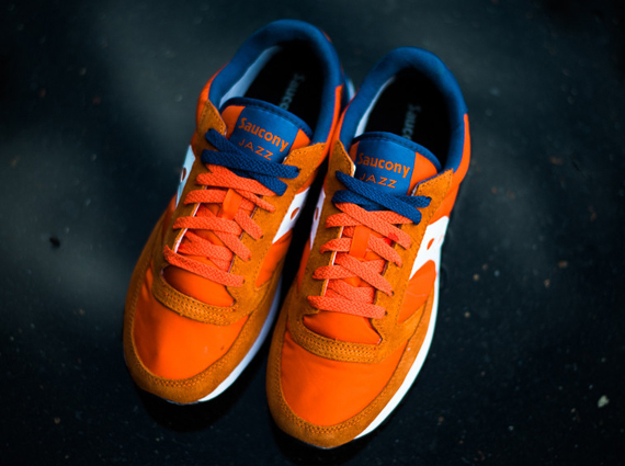 Saucony Jazz Original - Orange - Blue - SneakerNews.com