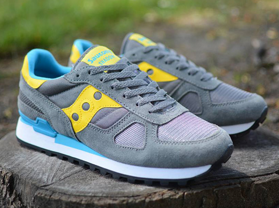 Saucony Shadow Original – Grey – Yellow – Blue