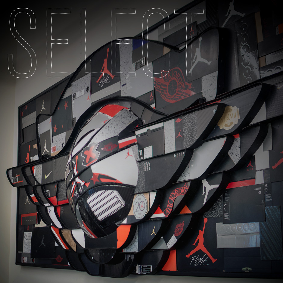 jordan sneaker canvas art