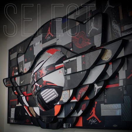 SELECT Sneaker Art: The Wings Wall