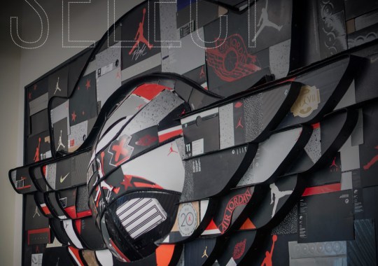 SELECT Sneaker Art: The Wings Wall