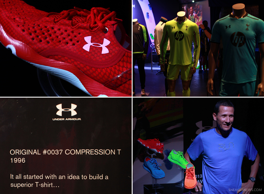 Under Armour Unveils Speedform, Tottenham Hotspur 2013-14 Kits, and I WILL  Campaign in London 