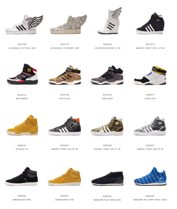 adidas 2013 shoes catalog