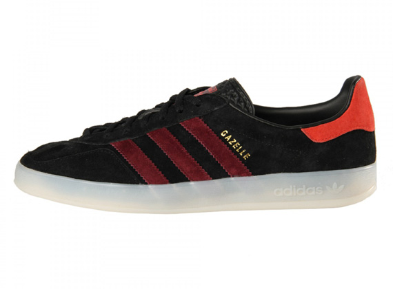 adidas Gazelle - Black - Red - SneakerNews.com