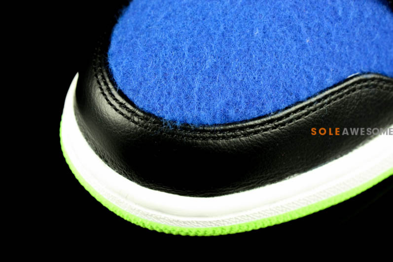 Air Jordan 1 Mid Black Purple Neon 05