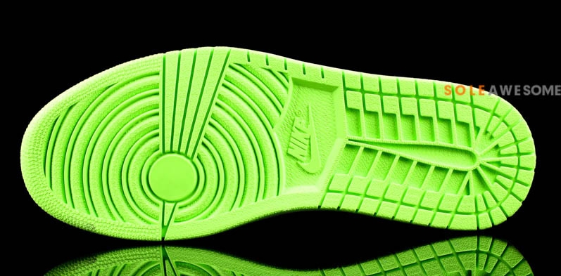 Air Jordan 1 Mid Black Purple Neon 06