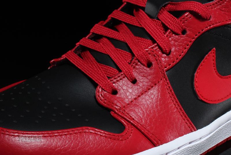 Air Jordan 1 Mid Fire Red Black Cement Grey Reflective Silver 03