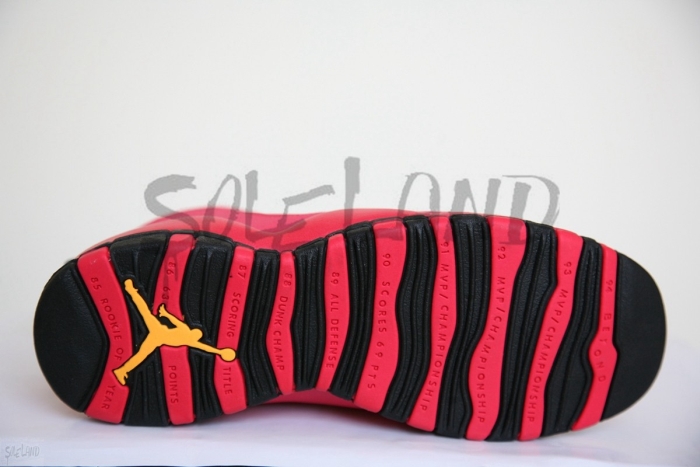 Air Jordan 10 Gs Red 05