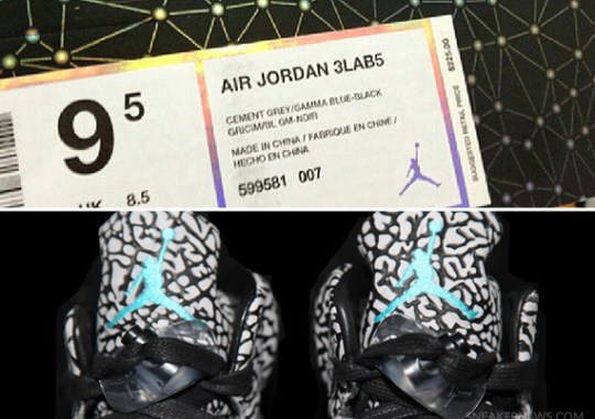 Air Jordan 3Lab5 – Retail Price