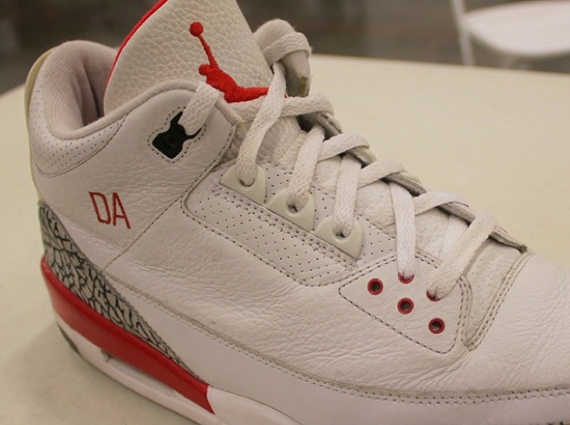 Air Jordan Iii Derek Anderson Pe