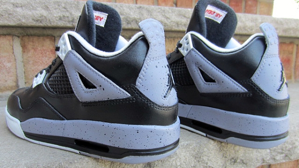 Air Jordan Iv Black Cement Customs 01