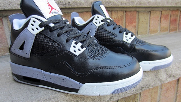 Air Jordan Iv Black Cement Customs 04