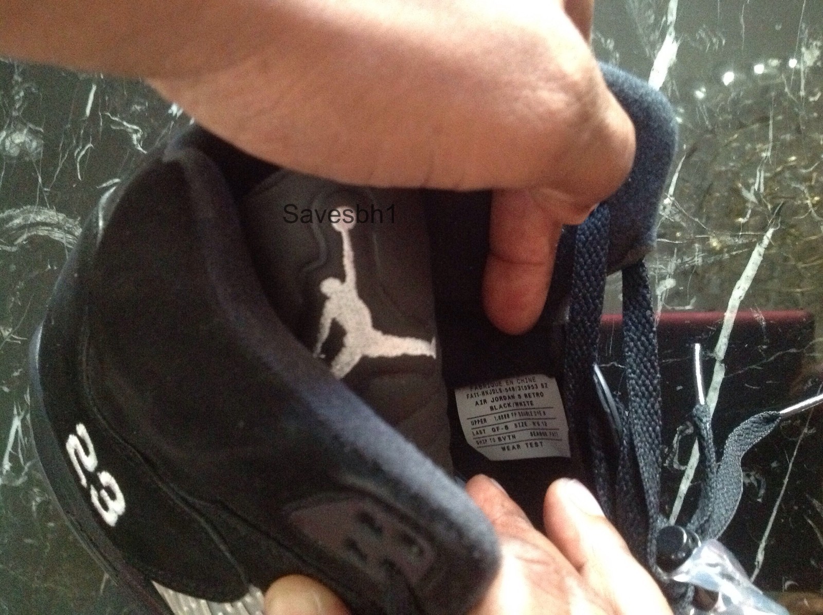 Air Jordan V Black 3 M Weartest Samples On Ebay 04