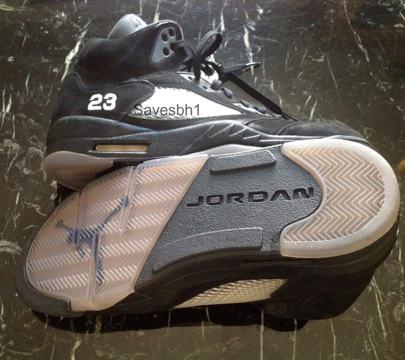 Air Jordan V Black 3 M Weartest Samples On Ebay 08