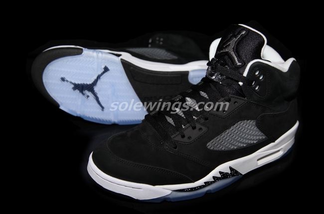 Air Jordan V Black Cool Grey White 04