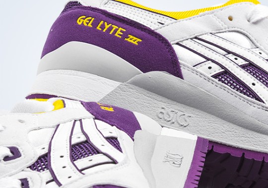 Asics Gel Lyte III – White – Purple – Yellow | Available