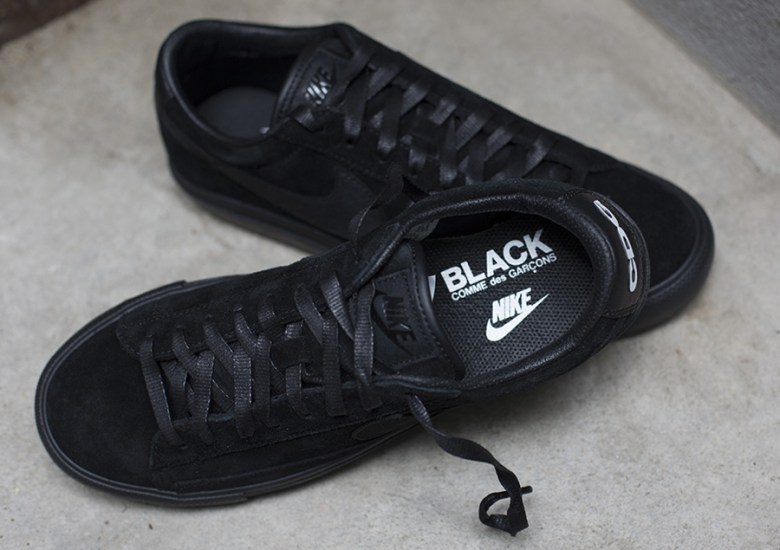 BLACK CDG x Nike Blazer Low