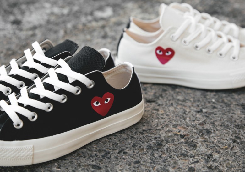 Comme Des Garcons Play X Converse Chuck Taylor All Star Low Sneakernews Com