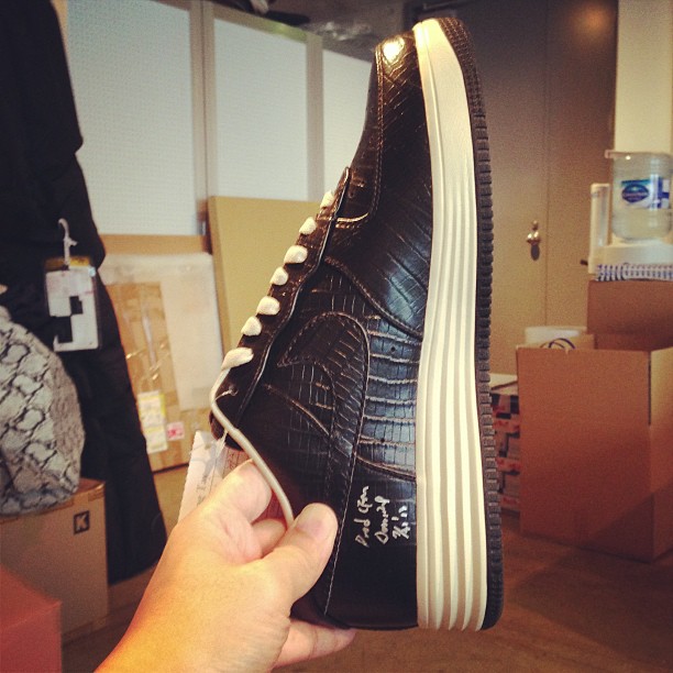 Fragment Nike Lunar Force 1 Brown Croc