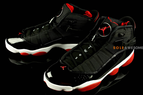 Jordan Six Rings Bred Black Red 1