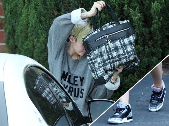 Miley Cyrus In Air Jordans